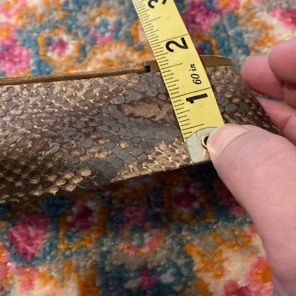 AGL sandals. Beautiful snake skin like leather pattern. - Picture 8 of 8